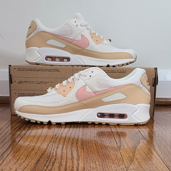 Nike Air Max 90 SE Sun Club Sail Arctic Orange Women's Sz 10, Men's 8.5 Sneakers - Picture 2 of 8